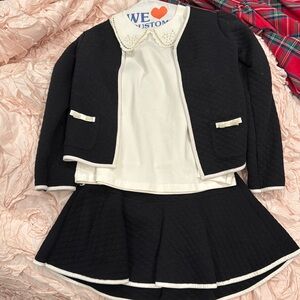Milon 3pc Girls Skirt, Shirt and Jacket set